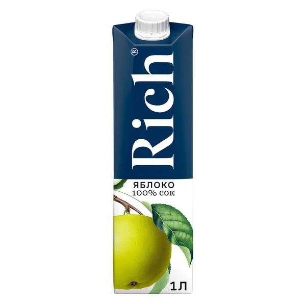 Сок Rich яблочный 1 л